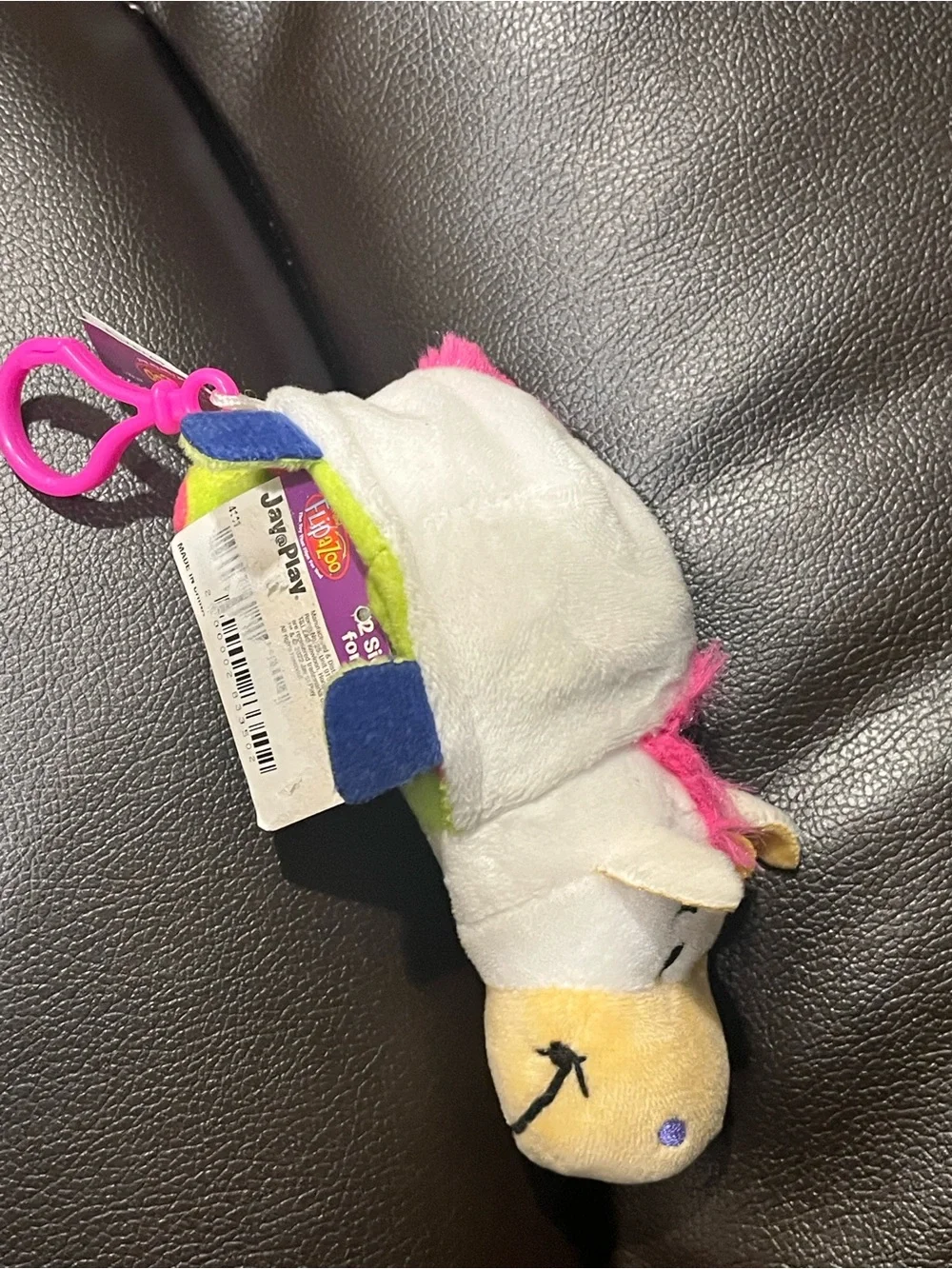 Flipazoo 2-in-1 Reversible Dragon & Unicorn Plush Clip 5” | NWT